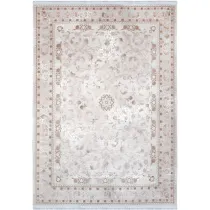 فرش 1200 شانه اکرلیک جمیل تراکم 3600 مدل وینتیج 9815 زمینه نقره ای