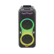 اسپیکر قابل حمل شارژی مکسیدر مدل MX-DJ2101 CN10E03 PRO دارای 2 ساب ووفر 10 اینچ، رقص نور، کارائوکه، AUX ،USB