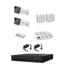 پکیج 2 دوربین مداربسته هایک ویژن 2 مگاپیکسل با دستگاه برایتون 5MP DVR
