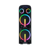 اسپیکر قابل حمل شارژی میکرولب مدل Magma 330-3D دارای 2 ساب ووفر 10 اینچ، USB، رقص نور