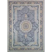 فرش 700 شانه ساده مرسانا اکریلیک پارتیزان تراکم 2550 مدل نسیم نقره ای