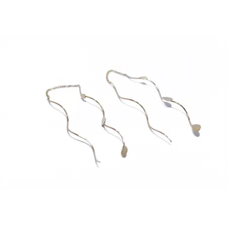 گوشواره طرح پیچ دوبل قطره