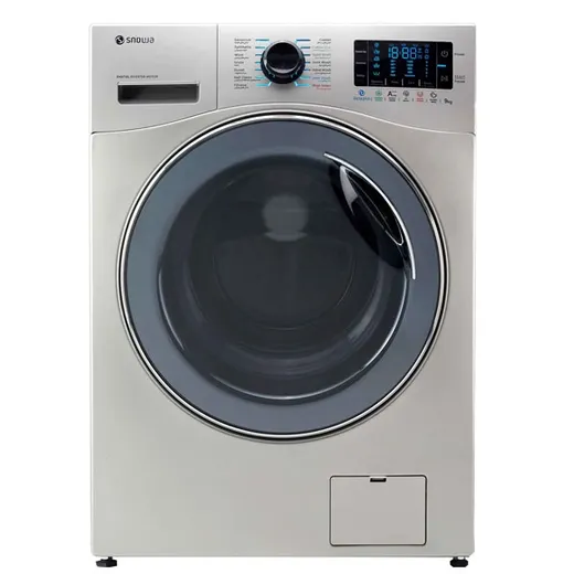 ماشین لباسشویی 9 کیلویی اسنوا مدل SWM-94S51 استیل iot