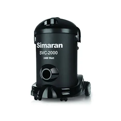 جارو برقی سیماران مدل SVC-2000 مشکی 2400 وات سطلی