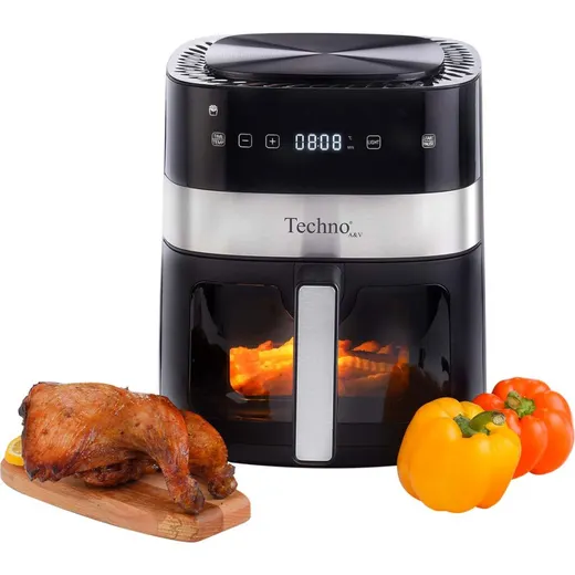 سرخ‌کن رژیمی تکنو مدل Te-454 مشکی