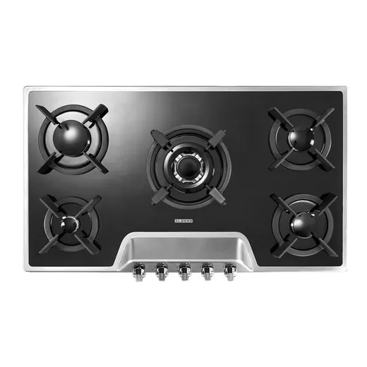 اجاق گاز رومیزی شیشه دور استیل البرز مدل G-5901s