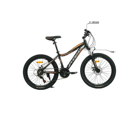 دوچرخه زمردکویر مدل شیمانو مدل zk100-06 اریو سایز 24