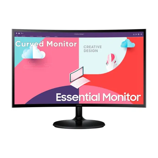 مانیتور خمیده اداری سامسونگ سایز 24 اینچ مدل LS24C360