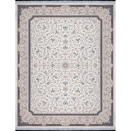 فرش1500شانه طرح عمارت زمینه کرم