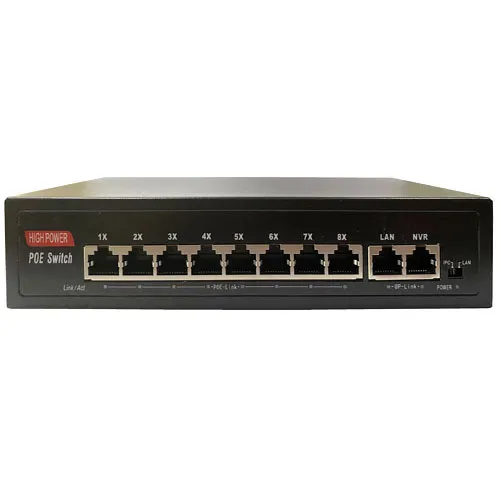 سوئیچ 10 پورت POE100/UP1000 سیماران مدل SM-LB82P