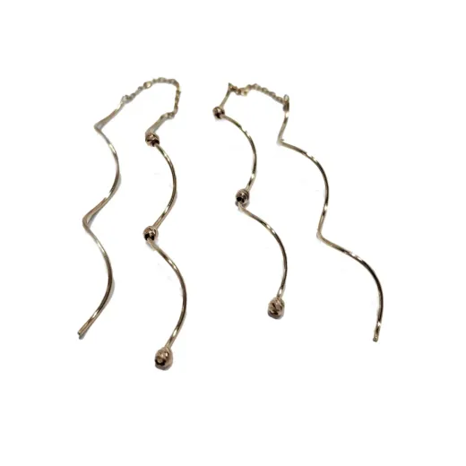 گوشواره مینیمال طرح پیچ البرنادو