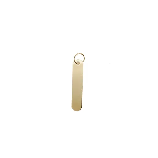 پلاک گردنی طلای کم اجرت سایز 2 (جهت سرمایه گذاری)