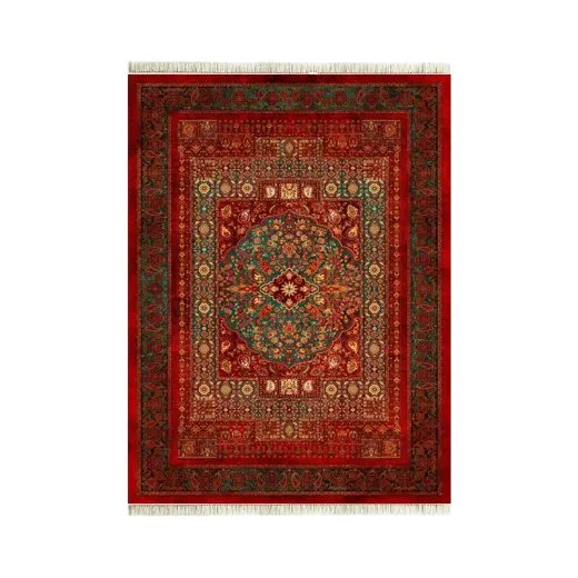 فرش ابریشم ماشینی کد ۲۵NH0010
