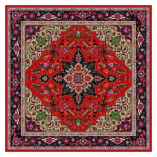 Hanox square machine-made carpet, Rashno design, code HAN.154.1 (2)
