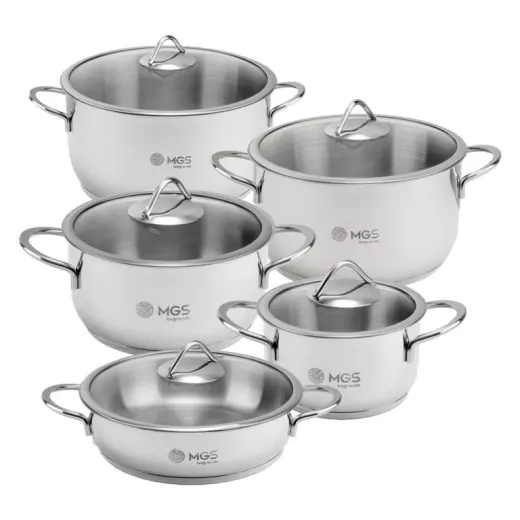 سرویس قابلمه 10 پارچه استیل CWS2110