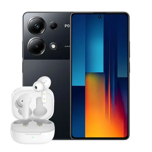 گوشی موبایل پوکو M6 Pro 4G - به همراه هندزفری QCY T13