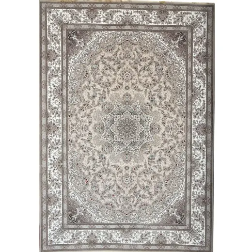 فرش 1200 شانه اکرلیک طرح گلستان زمینه صدفی