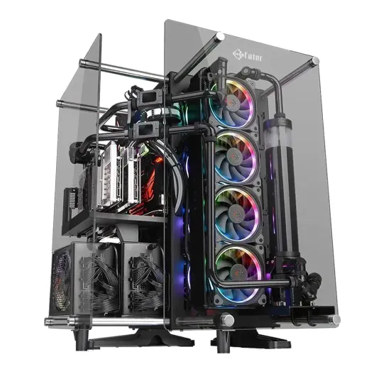 کیس شیشه ای فاطر سری تافیت مدل Fater FSG-Unique4