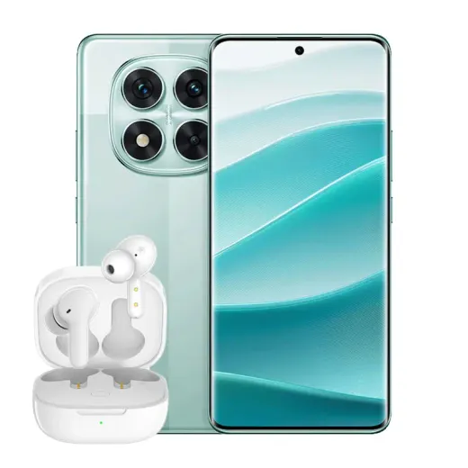 گوشی موبایل شیائومی Redmi Note 14 Pro 5G - به همراه هندزفری QCY T13x - سبز
