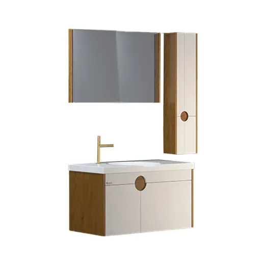 کابینت روشویی چوب و پی وی سی مدل D-8009