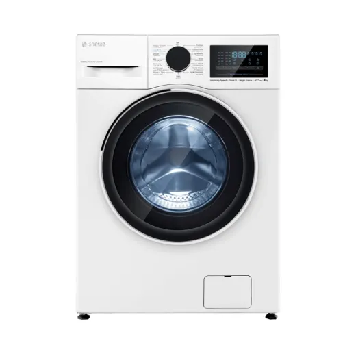 ماشین لباسشویی اسنوا SWM-84W30 ظرفیت 8 کیلوگرم سفید