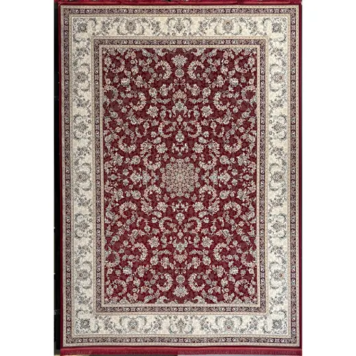 فرش 1200 شانه اکرلیک طرح شهریار زمینه لاکی