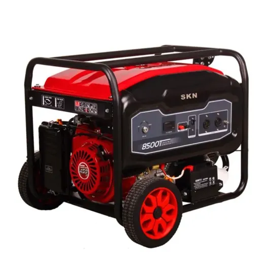 موتور برق بنزینی اس کی ان SKN 8500E–BW ظرفیت 8 کیلو وات استارتی