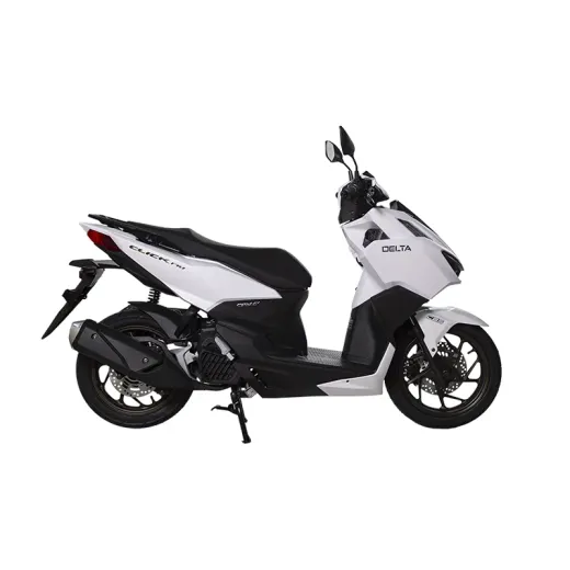 موتورسیکلت دلتا کلیک 150 نیو فیس ترمز دیسکی ABS آب خنک idling کیلس دزدگیر دار white
