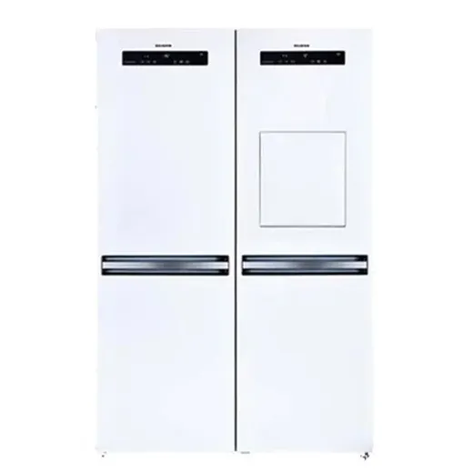 یخچال فریزر سیلوان دوقلو هوم باردار 6005 طرح چهاردرب