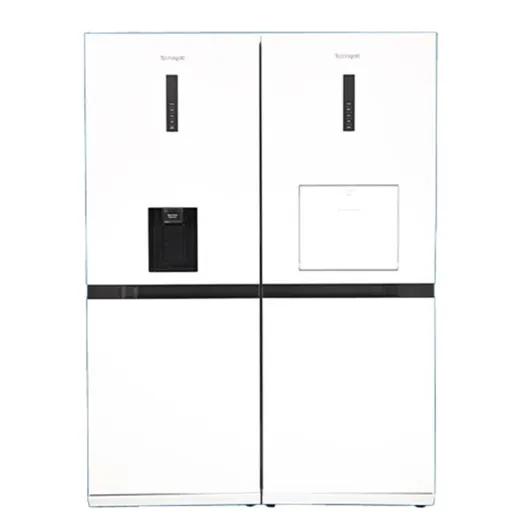 یخچال فریزر دوقلو تاکنوگلد مدل 801R-800F سفید یخساز اتوماتیک آبریز اتوماتیک هوم بار