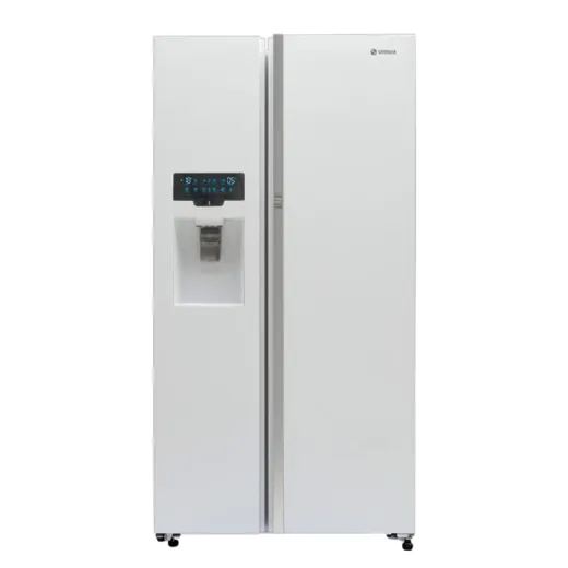 یخچال فریزر ساید بای ساید اسنوا سری فرنیا مدل ARS3DI-M200W/S یخساز اتوماتیک بیرونی آبریز اتوماتیک