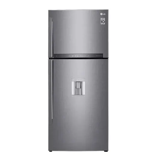 یخچال فریزر کمبی فریزر بالا ال جی مدل GR-F882HBHU یخساز دستی آبریزدار IoT