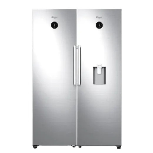 یخچال فریزر دوقلو کندی مدل NCR-F/A6W استیل یخساز اتوماتیک داخلی آبریز دار
