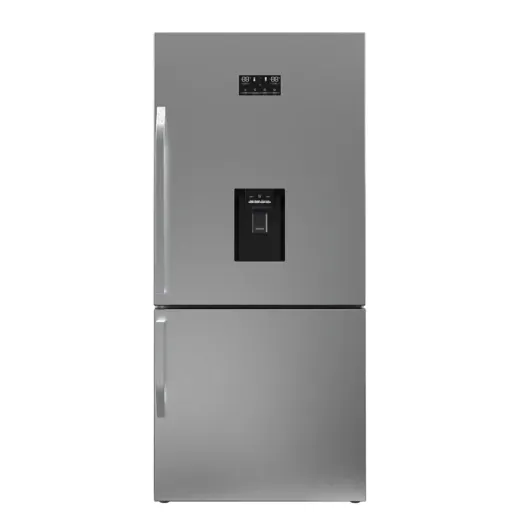 یخچال فریرز کمبی فریزر پایین سوزوکی مدل RBI625ESIR/IW یخساز اتوماتیک داخلی آبریز دار