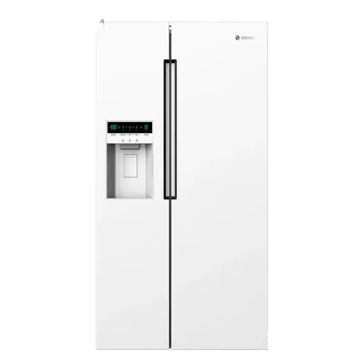 یخچال فریزر ساید بای ساید اسنوا سری هارمونی مدل S1Di-S100-W/S (نوژا) یخساز اتوماتیک بیرونی آبریز اتوماتیک