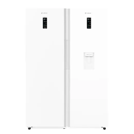 یخچال فریزر دوقلو اسنوا مدل SN5-1219GW سفید یخساز دستی آبریز دار