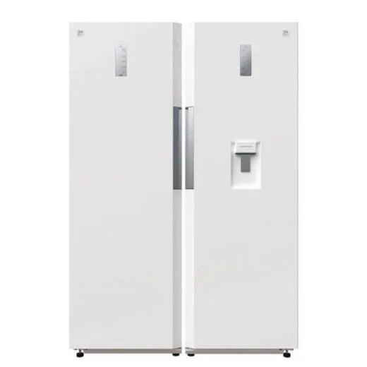 یخچال فریزر دوقلو دوو مدل SR/SF-i22MW سفید متالیک یخساز اتوماتیک داخلی آبریز دار