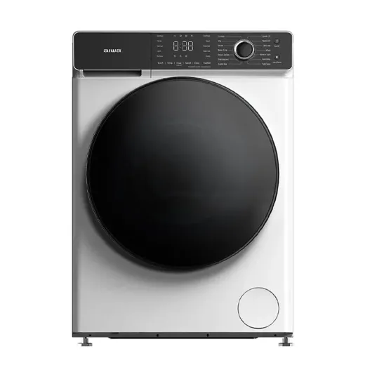ماشین لباسشویی آیوا مدل Aiwa DW-GJD08w/S ظرفیت 8 کیلوگرم موتور دایرکت درایو دارای بخارشو