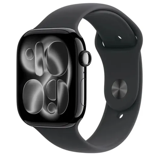ساعت هوشمند اپل مدل Series 11 Aluminum Case با بند سیلیکونی Black