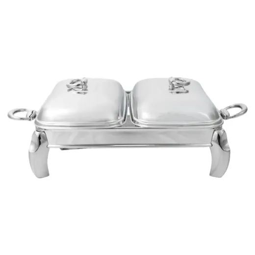 سوفله دوقلو مستطیل ام جی اس کد OW3104G Silver