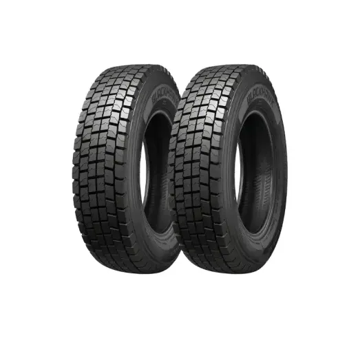 لاستیک خودرو کامیون برند بلک هاک سایز 315/80/22.5 گل عقب دوحلقه