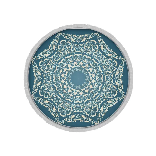 فرش ماشینی گرد هانوکس طرح ببری کد IFC.2828.02