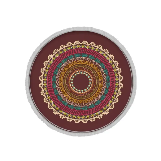 فرش ماشینی گرد هانوکس طرح یزد کد IFC.2829.10