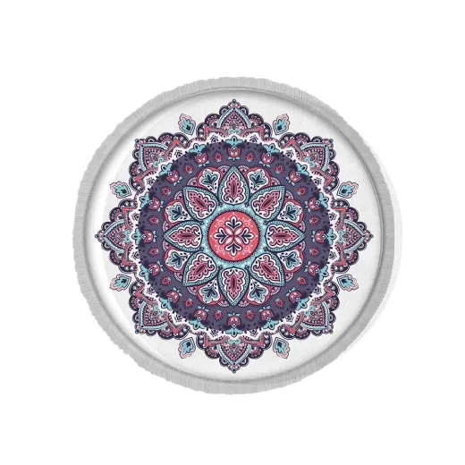 فرش ماشینی گرد هانوکس طرح اتفاق کد IFC.2831.03