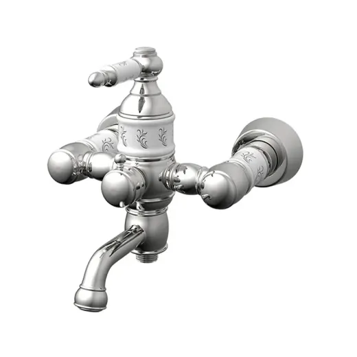 شیر دوش کسری مدل توکیو White Chrome