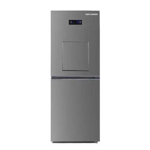 یخچال فریزر کمبی ایران شرق مدل مگاپلاس A40 یخساز اتوماتیک و هوم بار Steel