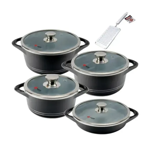 سرویس قابلمه 9 پارچه ام جی اس مدل ایتالیا B Flat