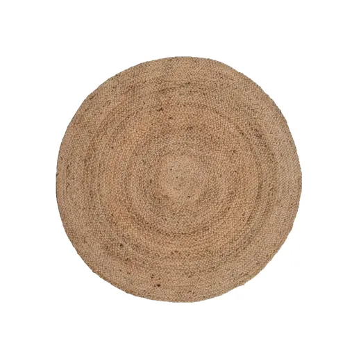 Hanox Round Machine-Made Carpet, “Shaparak” Design, Model HAGB.155.1, with Fringe