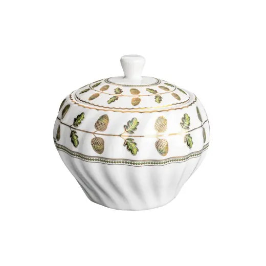 قندان چینی گلدکیش طرح رویسا مدل 2-701107 - تصویر 1
