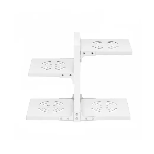 نظم دهنده قابلمه 4 طبقه قابل تنظیم لازا مدل KT-RK-03-04 White